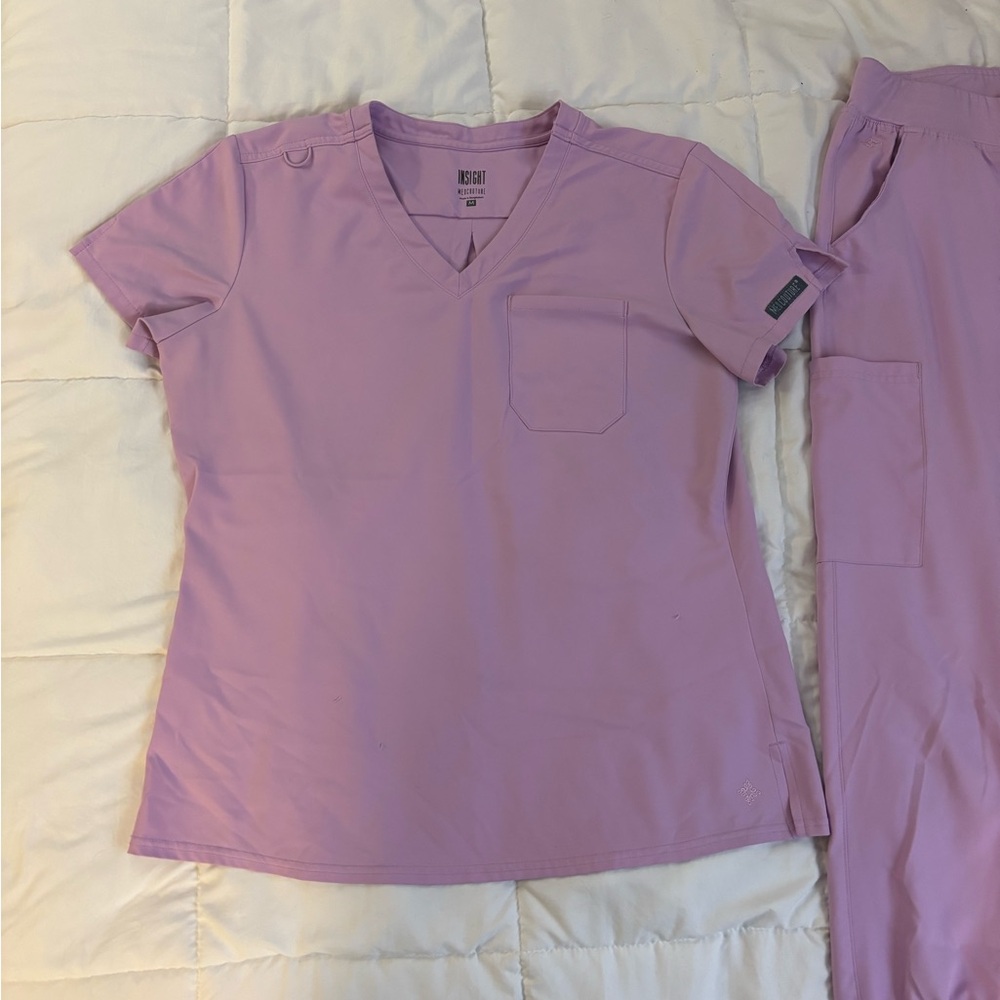 Lavender Scrub Set